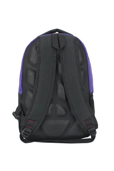 Cepli Su Geçirmez Mor Okul Çantası - 4