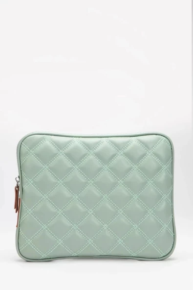 10-11" İnç Şık iPad Air Pro & Matepad & Galaxy Su Yeşili Tablet Kılıfı - 5