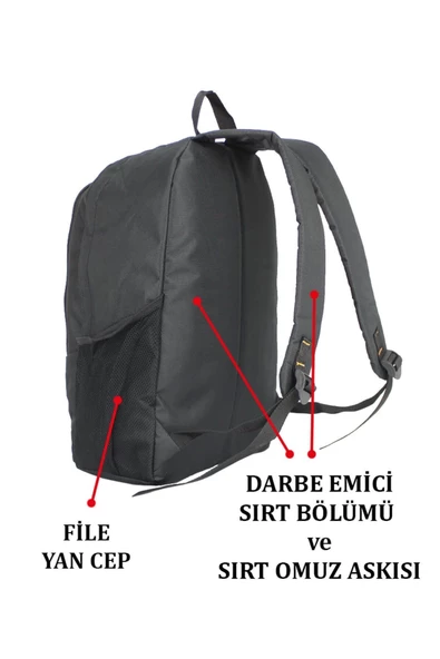 15,6 Inç Basic Laptop Sırt Çantası - 7