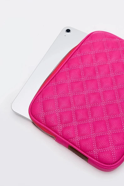 10-11" İnç Şık iPad Air Pro & Matepad & Galaxy Fuşya Tablet Kılıfı - 4