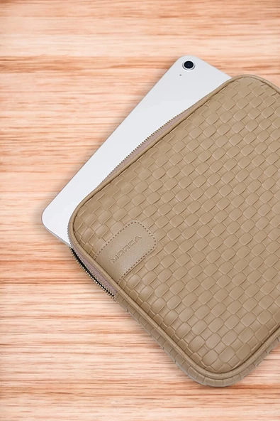 11" İnç iPad Air Pro, Matepad, Galaxy Hasır Vizon Tablet Kılıf Çantası - 4