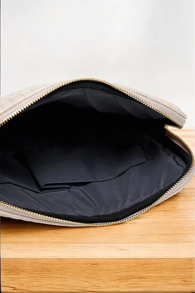 11" İnç iPad Air Pro, Matepad, Galaxy Hasır Bej Tablet Kılıf Çantası - 5