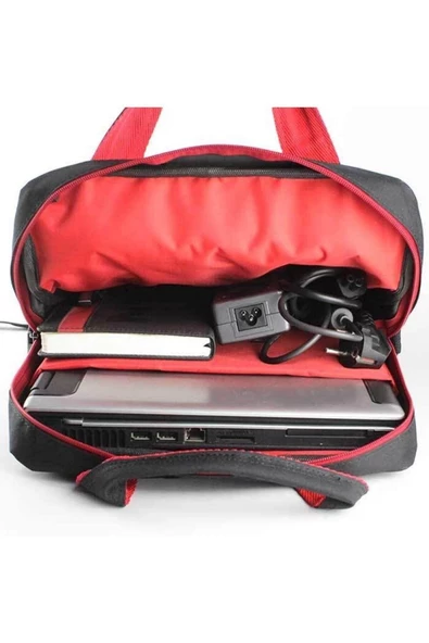 15,6 inç Slim Siyah Laptop Sırt Çantası - Resim 5