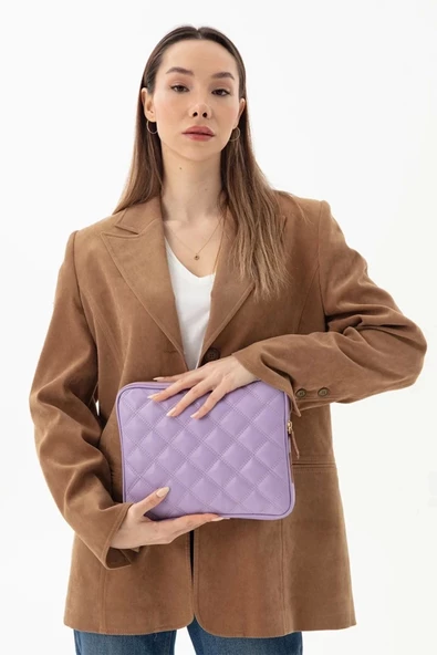 10-11" İnç Şık iPad Air Pro & Matepad & Galaxy Lila Tablet Kılıfı - 3