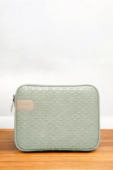 11" İnç iPad Air Pro, Matepad, Galaxy Hasır Mint Tablet Kılıf Çantası - 4