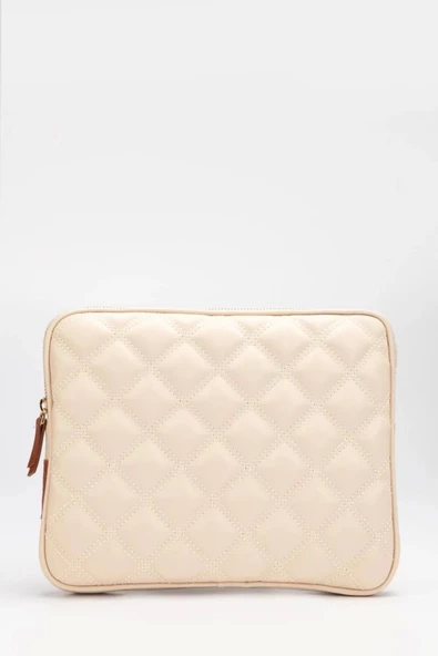 10-11" İnç Şık iPad Air Pro & Matepad & Galaxy Bej Tablet Kılıfı - 5