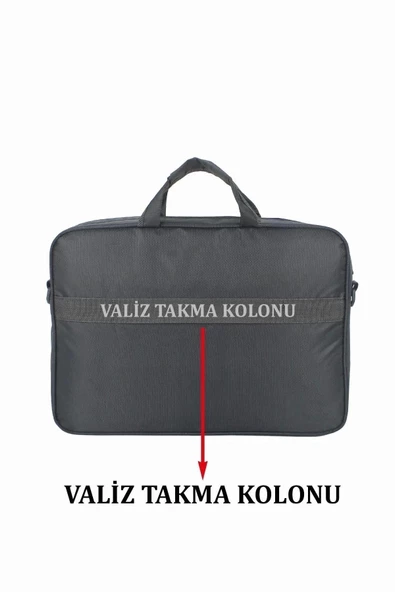 17,3 İnç Standart Siyah Laptop El / Omuz Evrak Çantası - 3