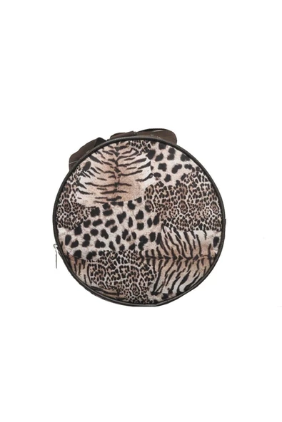 Su Geçirmez Kumaş Leopar Desen Kadın Seyahat Ve Spor Çantası - 3
