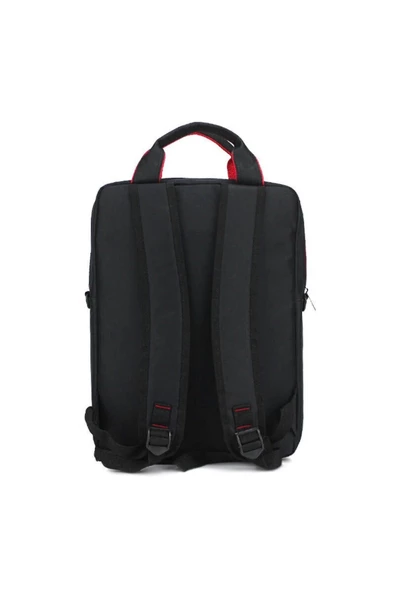 15,6 inç Slim Siyah Laptop Sırt Çantası - Resim 4