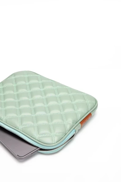 10-11" İnç Şık iPad Air Pro & Matepad & Galaxy Su Yeşili Tablet Kılıfı - 6