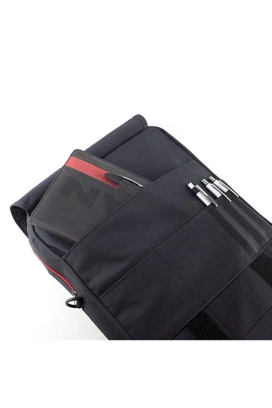15,6 inç Slim Siyah Laptop Sırt Çantası - Resim 7