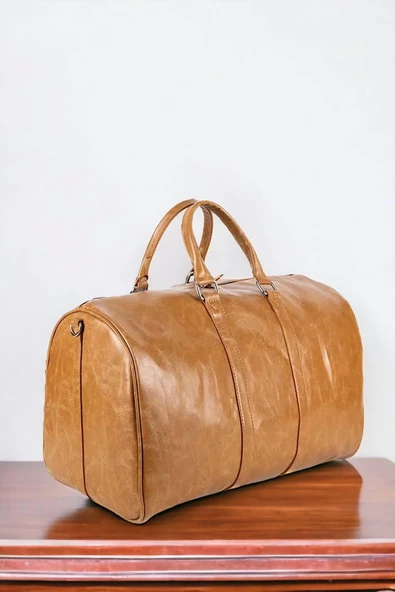 Sportif Vintage Taba Valiz - 2