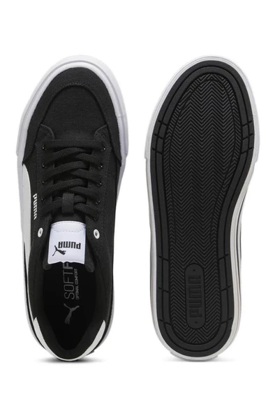 Puma Court Classic Vulc FS 396353 03 Erkek Sneaker Ayakkabı Siyah Beyaz 40-45 - Resim 6
