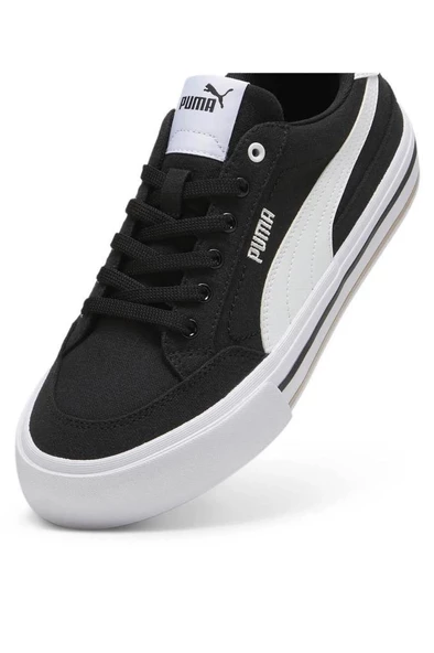 Puma Court Classic Vulc FS 396353 03 Erkek Sneaker Ayakkabı Siyah Beyaz 40-45 - Resim 5