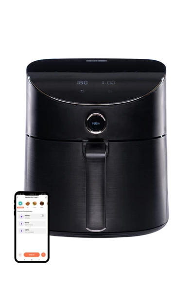 Smart Air Fryer Akıllı Fritöz 5.5 L