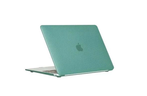 Codegen Apple 13" Macbook Air A1466 A1369 Su Yeşili Kılıf Koruyucu Kapak CMA-133GR - 2