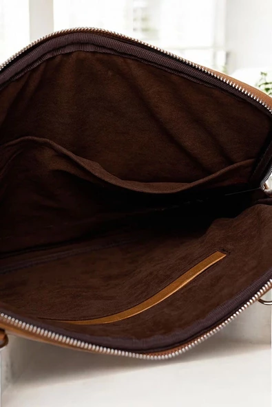 Macbook Air Pro 13.3 & 14 İnç Taba Laptop Kılıfı El Çantası - 6