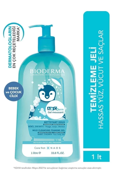 Bioderma ABCDerm Foaming Cleanser 1 Lt