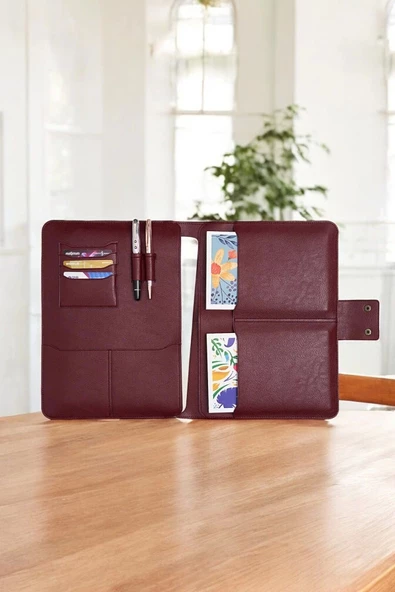 Lüx Macbook Air Pro 13-14 İnç Ofis Organizer Costa Bordo Evrak & Laptop & Tablet Çantası - 4