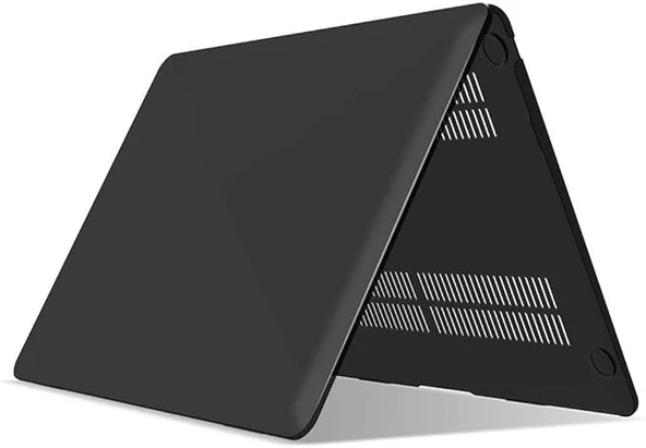 Codegen Apple 13" Macbook Air A1932 A2179 A2337 Siyah Kılıf Koruyucu Kapak CMAT-133B - 2