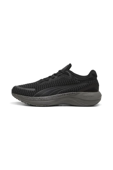 Puma Scend Pro Better Knit 379546 03 Erkek Yürüyüş ve Koşu Ayakkabısı Siyah Gri 40-45 - Resim 3
