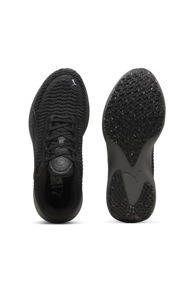 Puma Scend Pro Better Knit 379546 03 Erkek Yürüyüş ve Koşu Ayakkabısı Siyah Gri 40-45 - Resim 4