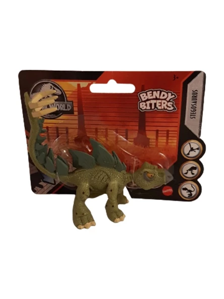 Jurassic World Mini Dinazor Serisi Esnek Isırıklar GYX92 GYX95 Stegosaurus