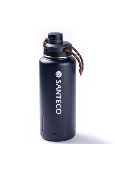 HAERS LACİVERT ÇİFT KATMANLI  PASLANMAZ ÇELİK TERMOS SU ŞİŞESİ 950ML