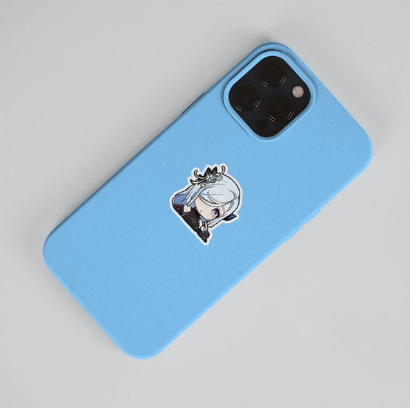 Genshin - Shenhe 2 Adet Sticker Seti Parlak Kağıt - oyun-süsleme-hediye çıkartmaları - 6