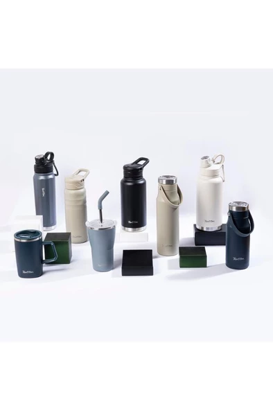 HENG GRİ ÇİFT KATMANLI TERMOS 700ML - Resim 3