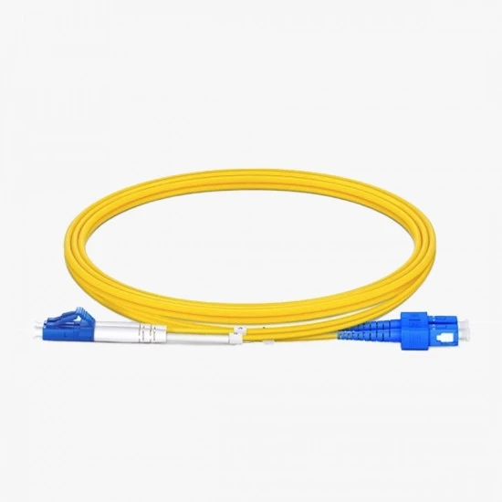 BIFO 10m SM SC-LC 9/125µ LSZH Duplex Fiber Optik Patch Kablo