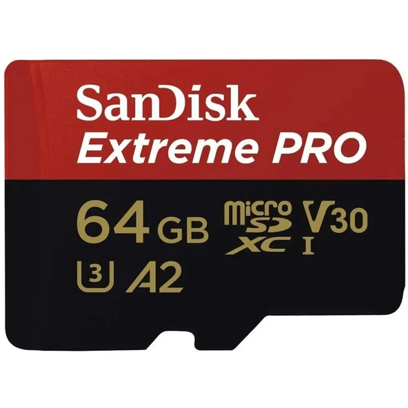 SANDISK 64GB  EXTREME PRO SDSQXCU-064G-GN6MA MICRO-SD HAFIZA KARTI