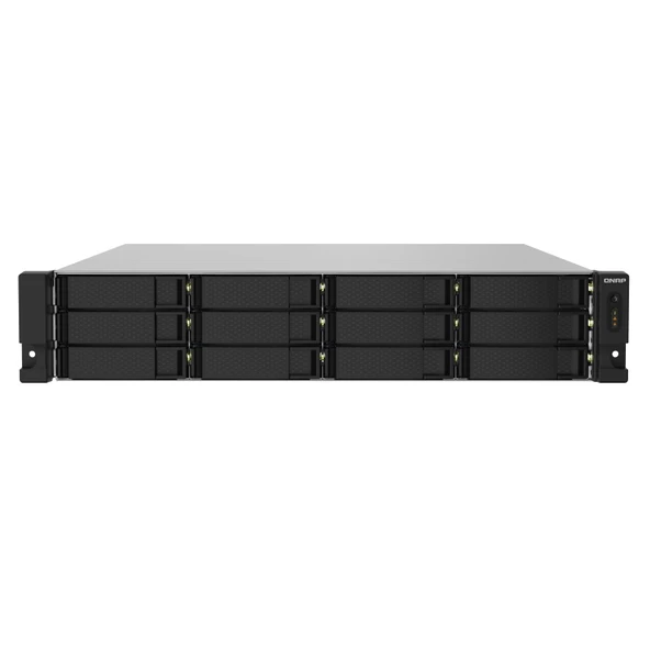 QNAP TS-1232PXU-RP-4G ALPINE QC AL324-4GB RAM-12-diskli Rack Nas Server (Disksiz)