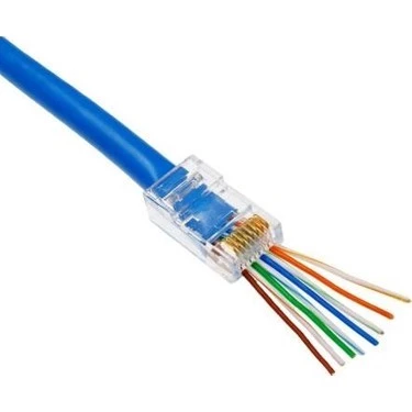 Ods C6erj45t 8P/8C Ez-Plug Yeni Nesil Cat6 Rj45 Konnektör 100'Lü