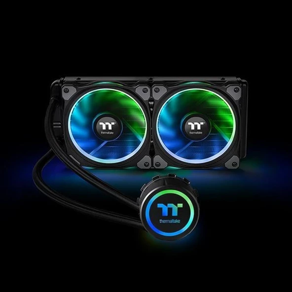 THERMALTAKE 240MM FLOE RIING CL-W157-PL12SW-A ARGB SIVI SOĞUTMALI İŞLEMCİ FANI - Resim 4