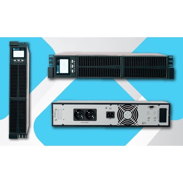 DOTVOLT 1KVA UPS-00008 1-1 RT Online Rack Tipi UPS ürün görseli 1