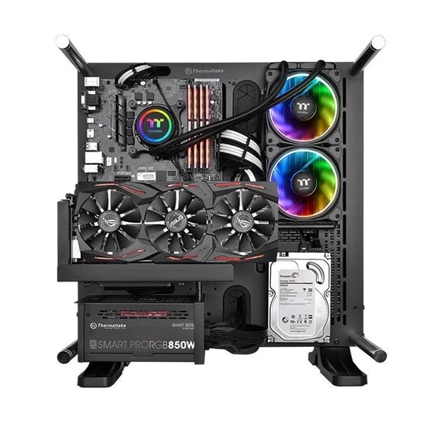 THERMALTAKE 240MM FLOE RIING CL-W157-PL12SW-A ARGB SIVI SOĞUTMALI İŞLEMCİ FANI - Resim 2