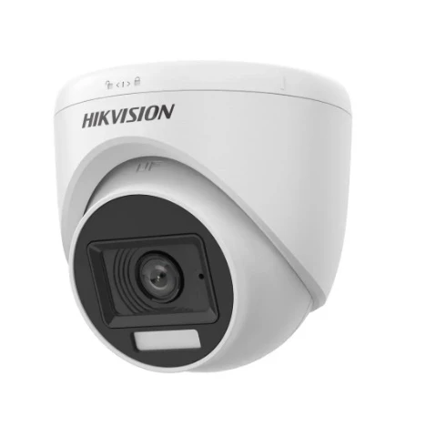 HIKVISION 2MP DOME 2.8MM DS-2CE76D0T-LPFS Akıllı Hibrit Işık Sesli Kamera