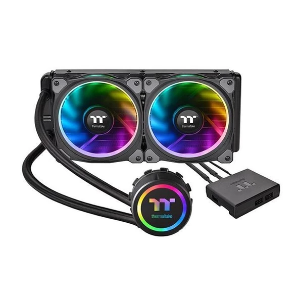 THERMALTAKE 240MM FLOE RIING CL-W157-PL12SW-A ARGB SIVI SOĞUTMALI İŞLEMCİ FANI ürün görseli