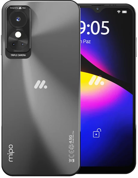 Mipo M46 Plus 8Gb Ram 256 Gb Hafıza 48+2Mp Kamera Akıllı Cep Telefonu Gri