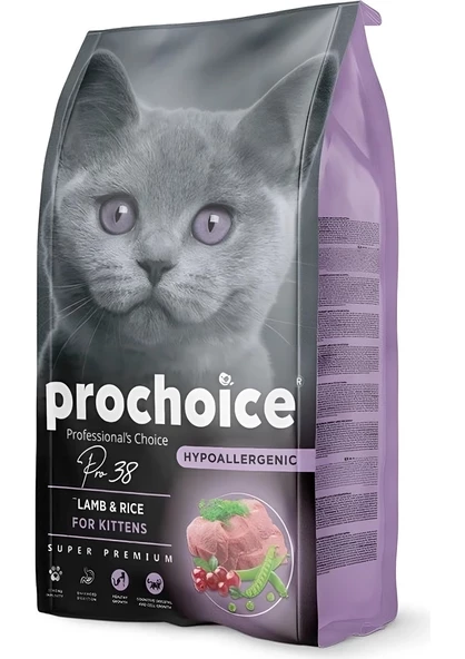 Pro Choice Pro 38 Kitten (Yavru) Kuzulu (Lamb&rice) Yavru Kedi Maması 2 kg