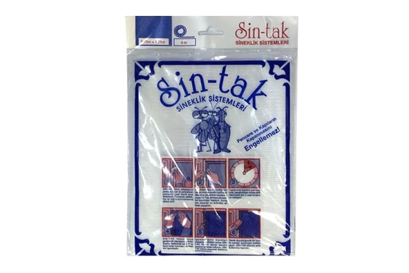 Sin-Tak Pratik Sineklik Çift Kanat Pencere İçin - 1,3m x 1,5m