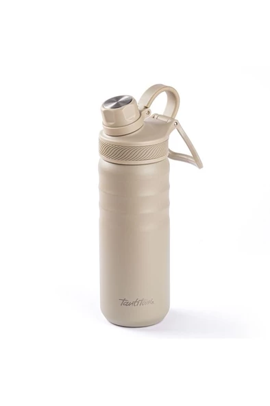 TANTİTONİ BEJ 2 KAPAKLI ÇİFT KATMANLI TERMOS 530ML