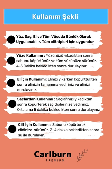 Doğal Güzel Kokulu El Yüz Saç Vücut Cilt Onaran Kolajen Etkili Zerdeçal Bitkisel Sabun 3 Adet - 3