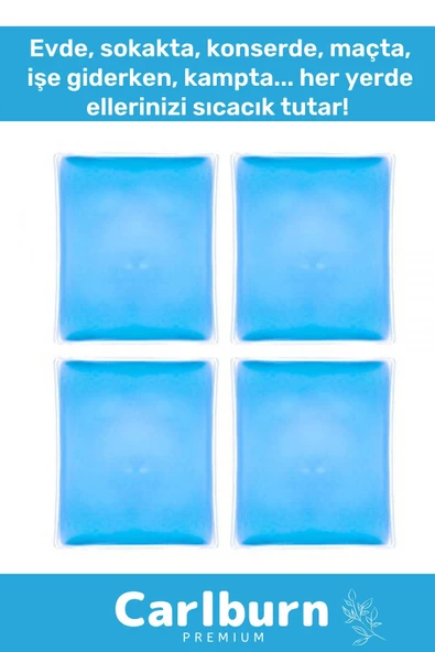 Özel Üretim Soğuk Havalarda Kare Şeklinde El Isıtıcısı Sihirli Jel Isıtıcı Torba Cep Sobası 2 Adet - 2