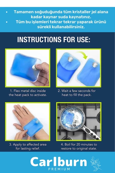 Özel Üretim Soğuk Havalarda Kare Şeklinde El Isıtıcısı Sihirli Jel Isıtıcı Torba Cep Sobası 4 Adet - 5