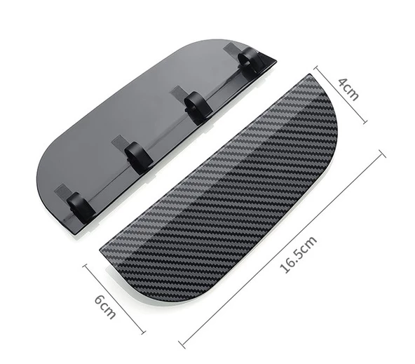 Araba Ayna Yağmur Koruyucu Siper Karbon Desenli - 5