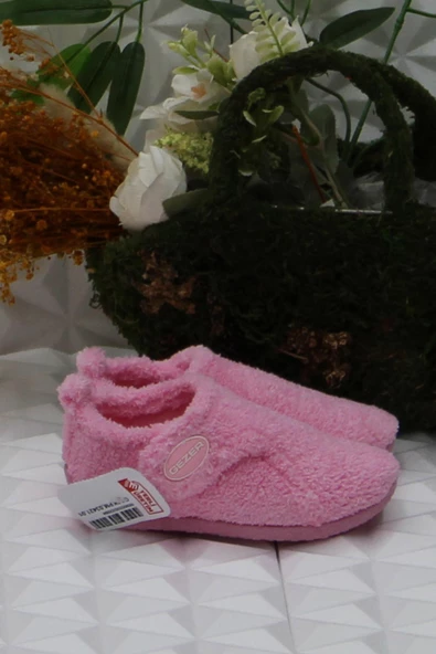 Fort Gzr 03421 Pembe Anaokulu Kreş Ev Kız Çocuk Panduf Ayakkabı - 2