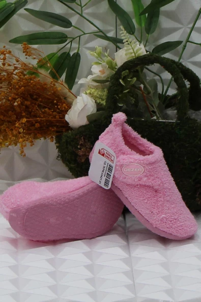 Fort Gzr 03421 Pembe Anaokulu Kreş Ev Kız Çocuk Panduf Ayakkabı - 5