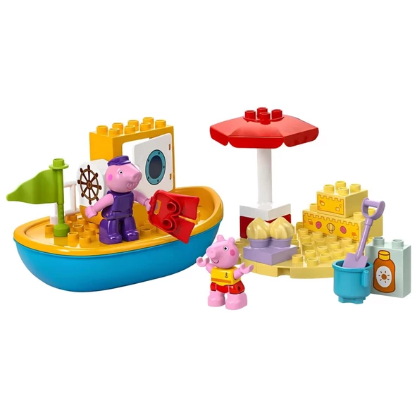 LEGO DUPLO Peppa Pig Tekne Gezisi 10432